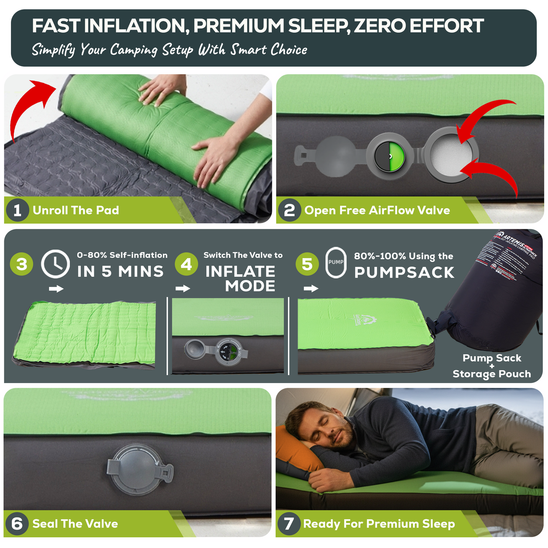Gear Doctors Artemis Sleeping Pad - Thumbnail 3