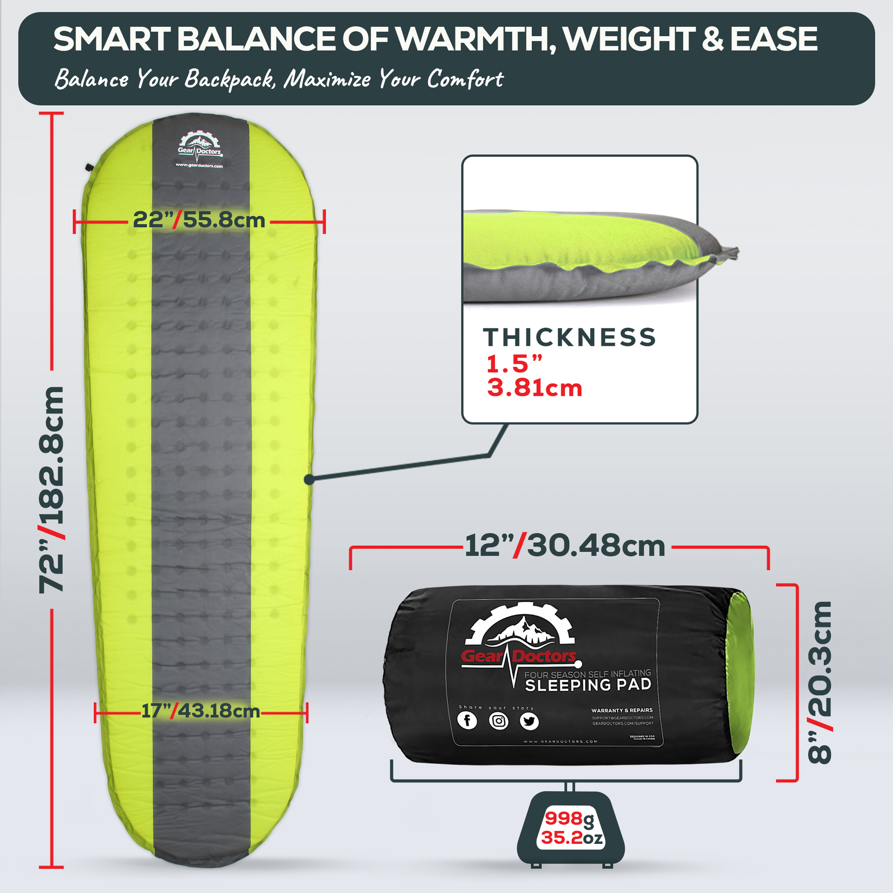Self-Inflating Sleeping Pad - Thumbnail 2
